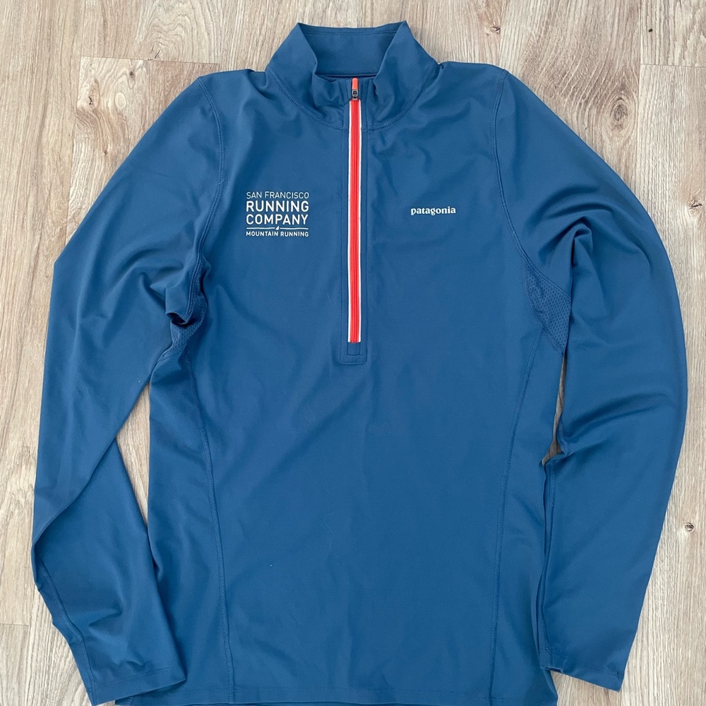 Patagonia Men's Blue Running Jacket